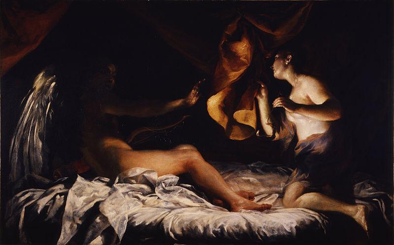 Giuseppe Maria Crespi Amore e Psiche oil painting image